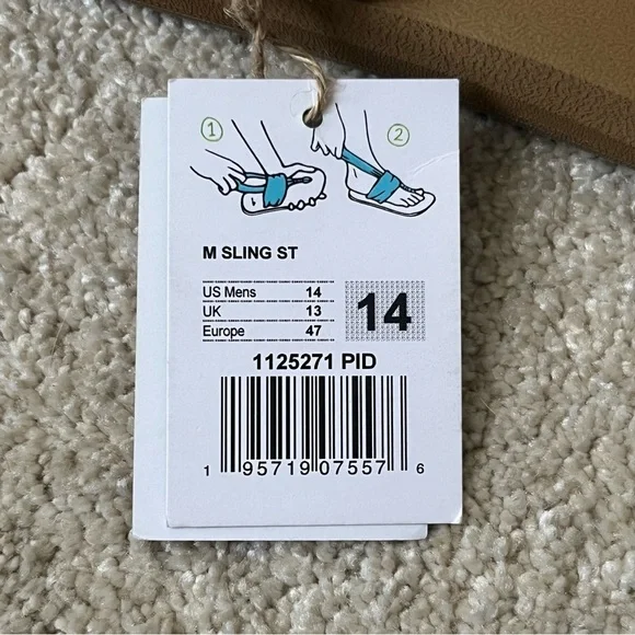 Sanuk x Pacific Pride Sling Flip Flop Sandals-Rainbow Stripe-Men’s 14-Summer-NEW - Picture 14 of 14